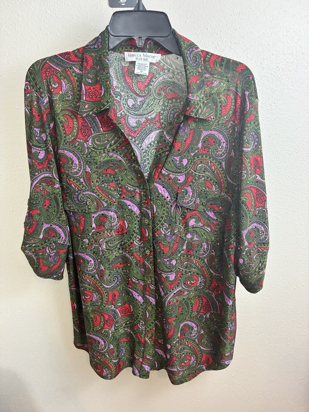 Rebecca Malone Womens Top Size 1X